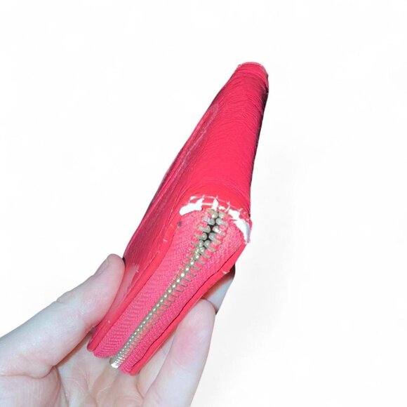 pink victoria's secret clutch wallet w/ leopard print inside - Picture 4 of 5